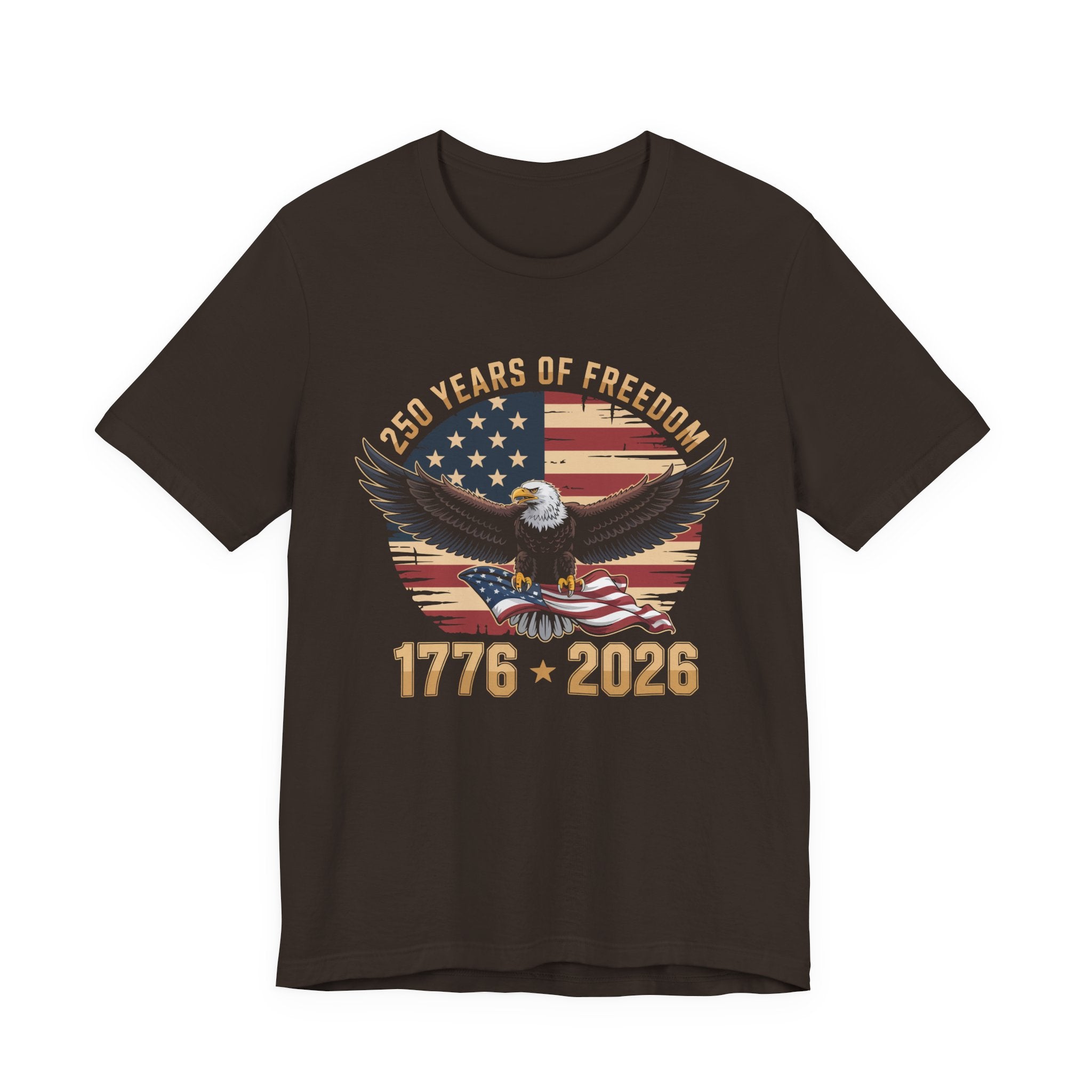 Patriotic T-Shirt - 250 Years of Freedom Eagle 1776–2026