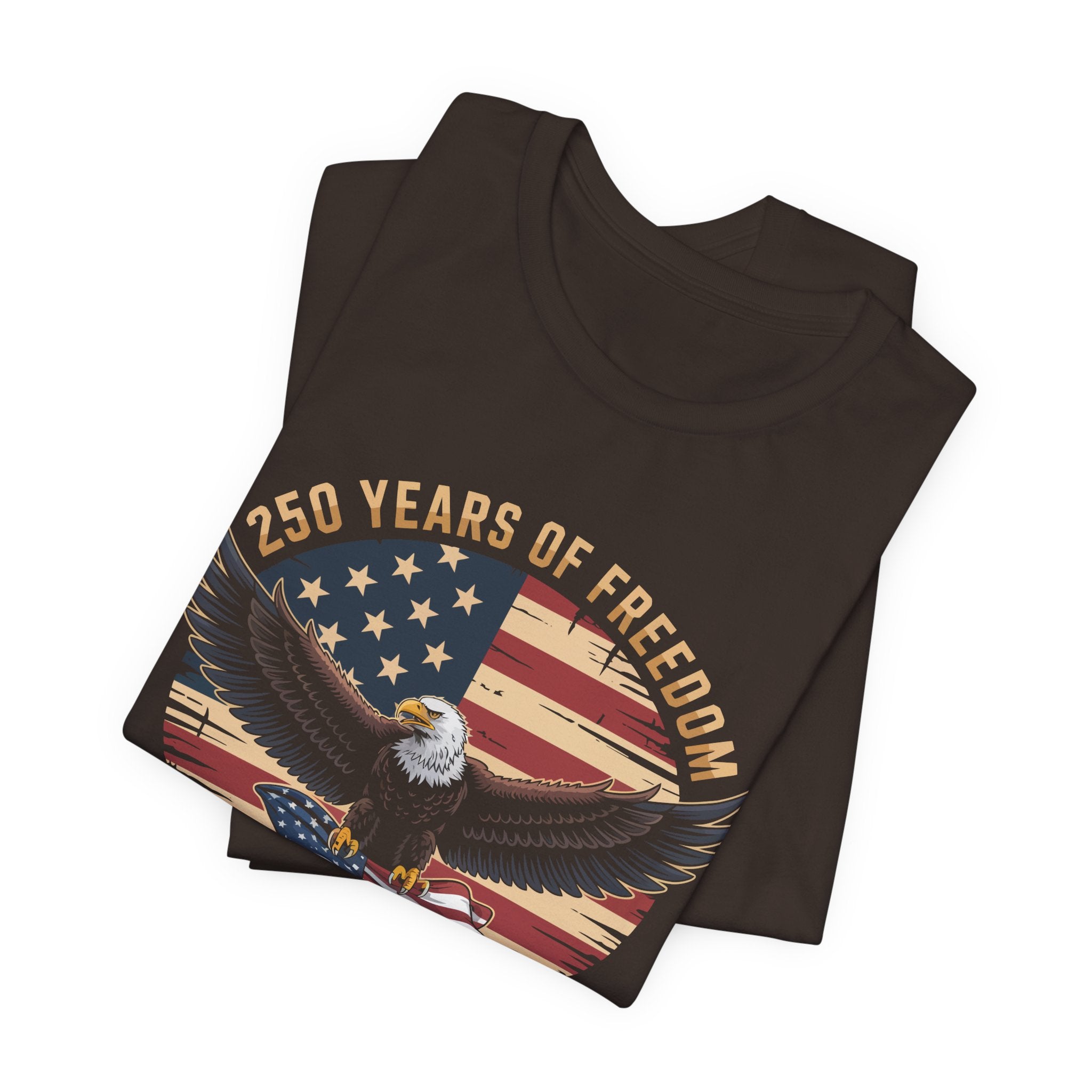 Patriotic T-Shirt - 250 Years of Freedom Eagle 1776–2026
